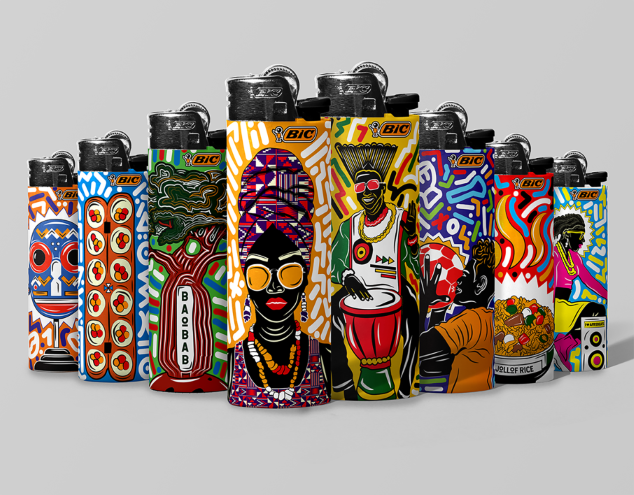 BIC I Love Africa Pocket Lighter Series by Tshepo Masilo