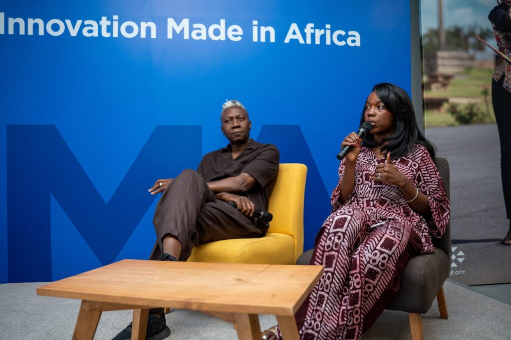 Panel conversation at the AIDA Awards conference in Cotonou