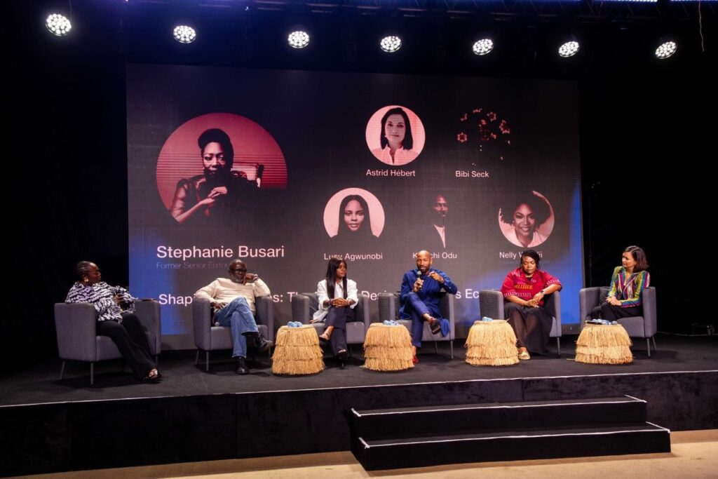Panel discussion at Design Week Lagos 2025