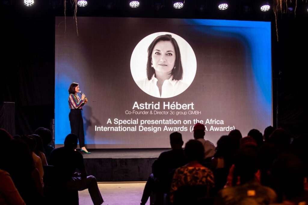 AIDA Awards presentation on stage at Design Week Lagos 2025