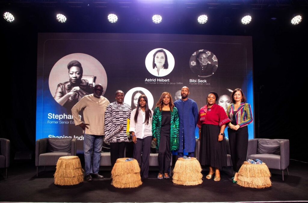 Speakers and guests on stage at Design Week Lagos 2025