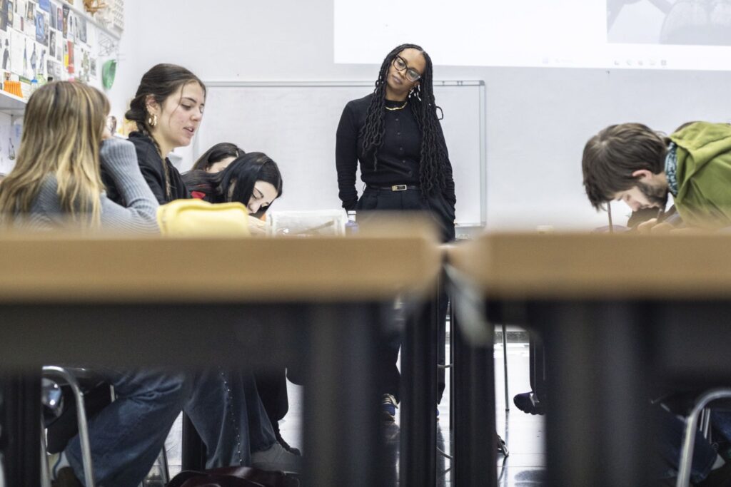 Juliet with ESDIR students